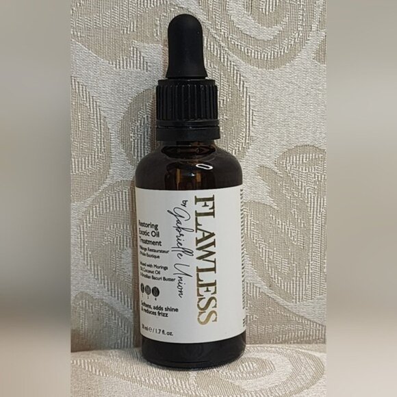 Flawless by Gabrielle Union Restoring Exotic Curly Hair Oil Treatment 1.7 Oz,NEW - Picture 2 of 6